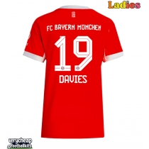 Bayern Munich Alphonso Davies #19 Replica Home Shirt Ladies 2025-26 Short Sleeve